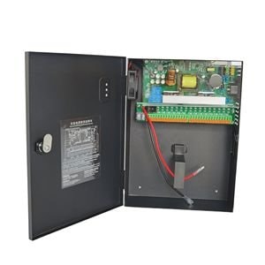 BU240 250W switching power supply box front view with metal enclosure and fused output terminals