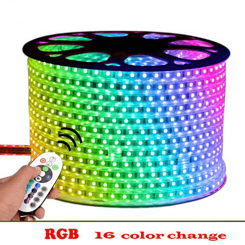 RGB LED Strip Light 50m Multicolor With Remote Controller - Image 1
