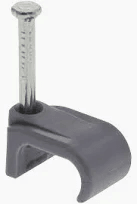 TIMCO-CLIP-FLAT-TWIN-2.5MM-GRY - Image 1