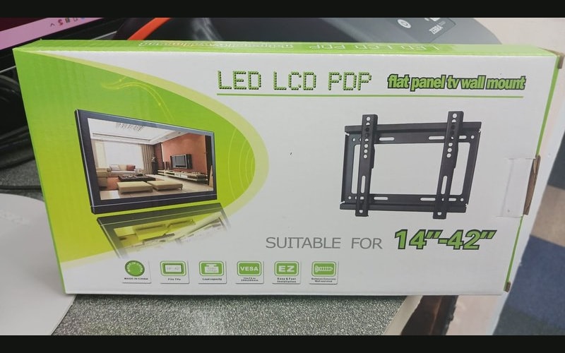Flat Panel TV Wall Mount Bracket 14-42 Inch VESA 75x75 to 200x200 - Image 1