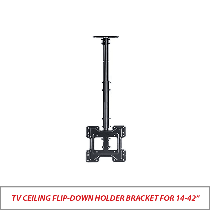 Ceiling TV Mount Bracket 14-42 Inch Hanging Display VESA Compatible