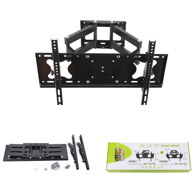 CP502 for 32''-80'' Full Motion TV Wall Mount Tilt Swivel TV Wall Mounting Bracket