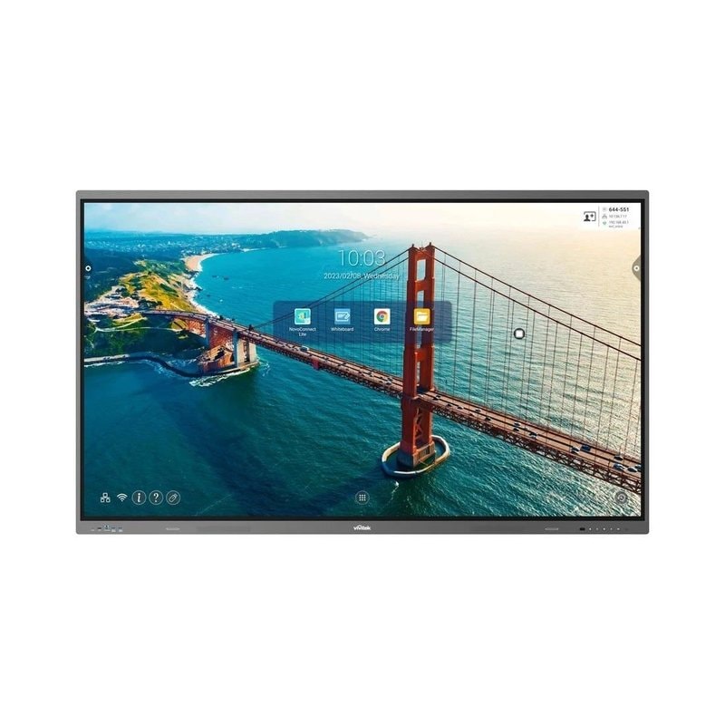 Vivitek NovoTouch 86" 4K UHD Interactive Touch Display Android Wireless Panel