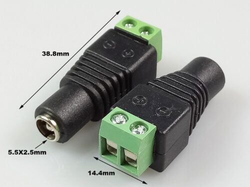 MALE POWER CONNECTOR 5.5-2.2-00
