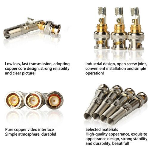 Spring BNC Solder Connector (M)