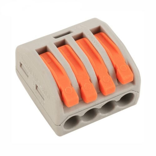 Wiring Terminal Block (4 Way/ Grey)