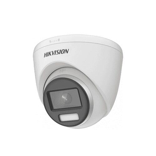 Hikvision - 3K HD ColorVu Audio Fixed Turret Camera (White)
