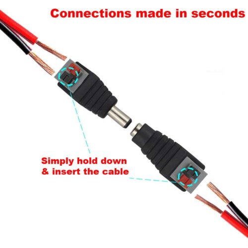 FEMALE POWER CONNECTOR PUSH-08