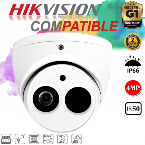 Unbranded - 4MP 3.6mm HD Turret Camera