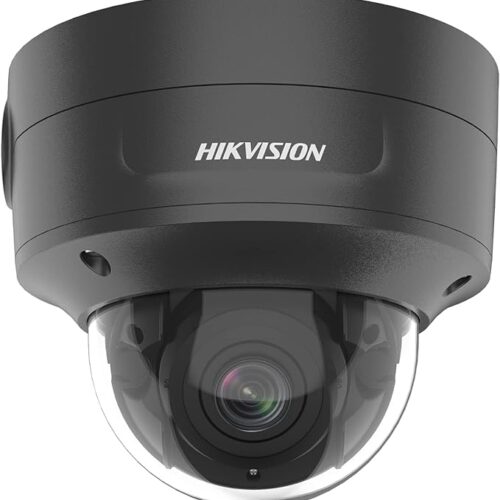 Hikvision - 8MP 4K AcuSense Varifocal Dome Network Camera (Black)