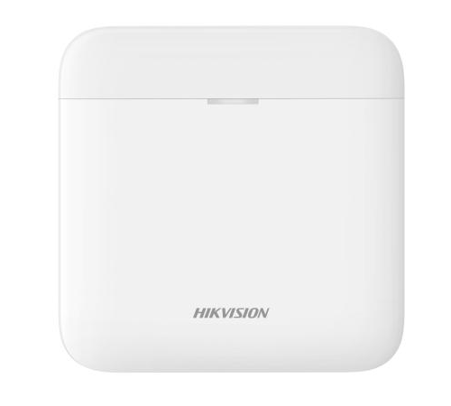 Hikvision - Axiom Pro Wireless Alarm (868MHz )New generation wireless protocol: Tri-X/Cam-X Long RF transmission distance Two-way communication with AES-128 encryption Connects up to 64 wireless zones/outputs (including 48 PIRCAMs), 32 wireless keyfobs, 2 repeaters, 4 sounders(2 internal+2 external), 8 tag readers and keypads. Supports up to 32 network users, including 1 installer, 1 administrator, and 30 normal users Voice prompt Configuration via Web client, mobile client, and Convergence Cloud Hik-Connect and Hik-ProConnect configuration depends on the user access level Pushes alarm notification via messages or phone calls Views live videos from Hik-Connect Alarm video clips via emails and APP Supports LED indicator to indicates system status 4520 mAh lithium backup battery SIA-DC09 protocol, and supports both Contact ID and SIA data format Supports Hik-IP Receiver and Hik-IP Receiver Pro for ARC communication