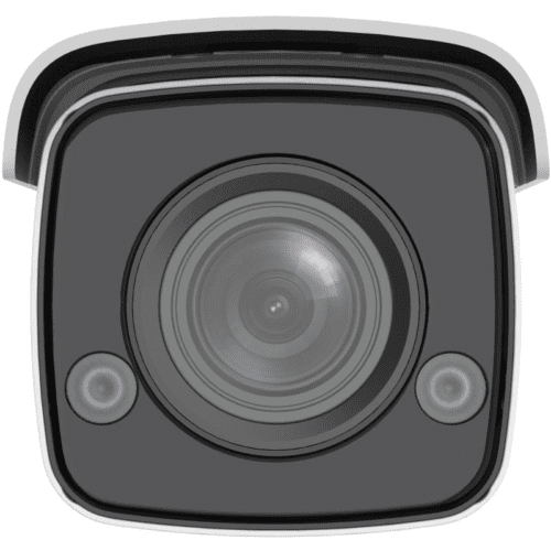 Hikvision - 8MP 4 K ColorVu Fixed Bullet Network Camera (White)