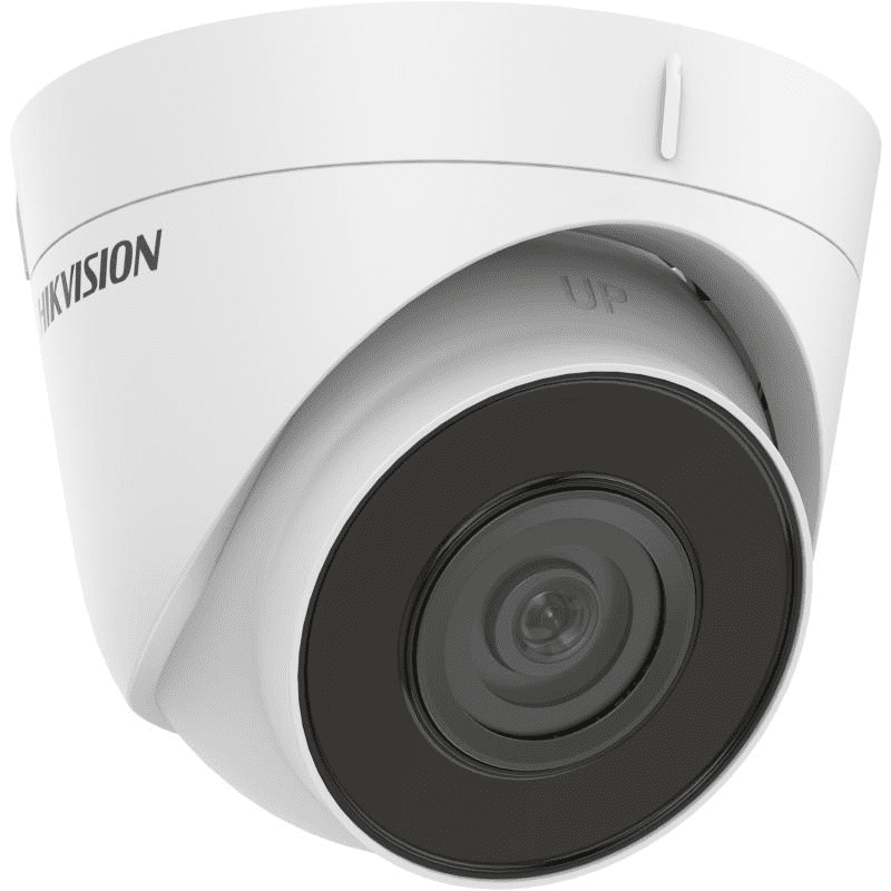 Hikvision - 2 MP Fixed Turret Network Camera (White) Hikvision - 2 MP ...