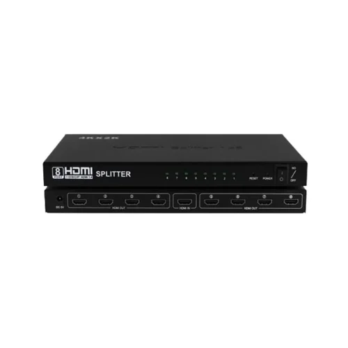 8-Way HDMI 4K Splitter Full HD w/ 8 Output Ports