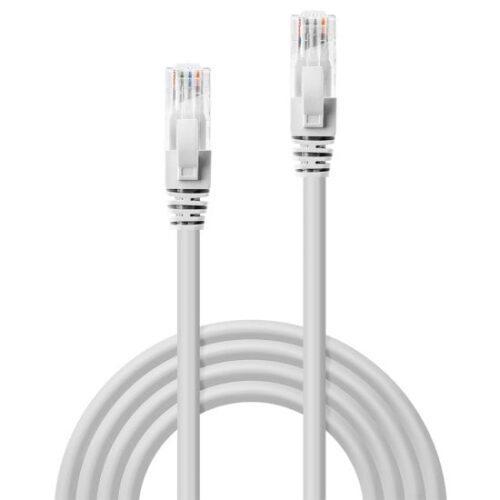 1m Cat6 RJ45 U/UTP Ethernet Network Cable (White)