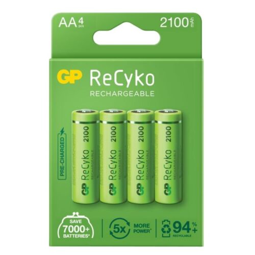 GP Recyko AA Rechargeable Batteries (2100mAh)