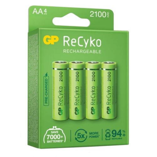 GP Recyko AA Rechargeable Batteries (2100mAh)