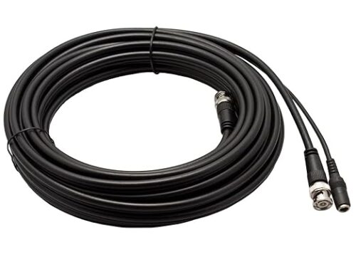 5m RG59 BNC Video and DC Power CCTV Coaxial Cable