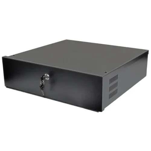 Heavy Duty DVR Security Lock Box (18"x18"x5"/ Black)