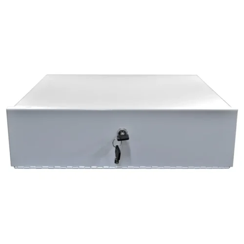 Heavy Duty DVR Security Lock Box ( 18" x 18" x 5"/ White)