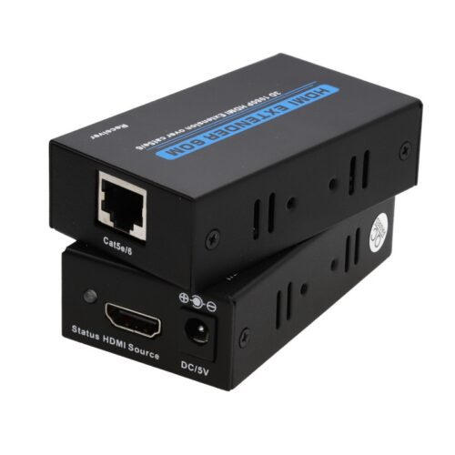HDMI Extender over RJ45 Cat5e/Cat6 Ethernet Cable up to 60m