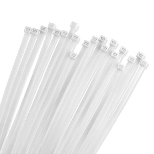 7x300MM White Nylon Cable Ties