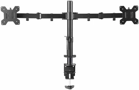 Double TV/ Monitor Bracket Swivel (14"-27"/ 15KG Max)