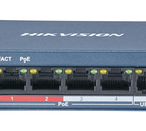 Hikvision - 4 Port Fast Ethernet Unmanaged POE Switch