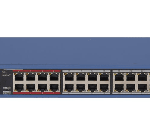 Hikvision - 24 Port Fast Ethernet Unmanaged POE Switch