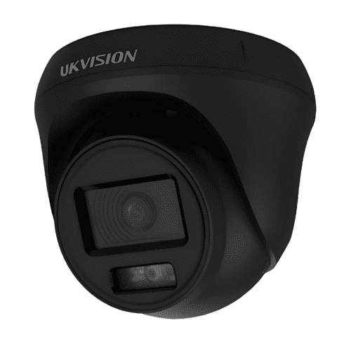 UKVision - 4K ColorVu Audio Fixed Turret Camera (Black)