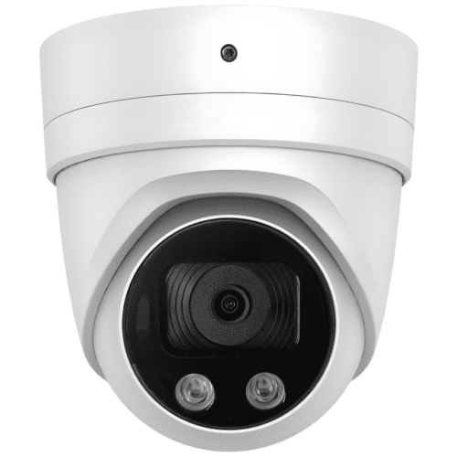 Hikvision - 8MP 4K AOC Turret Camera (ColorVu/ Built-in Mic/ Hikvision Compatible/ White)