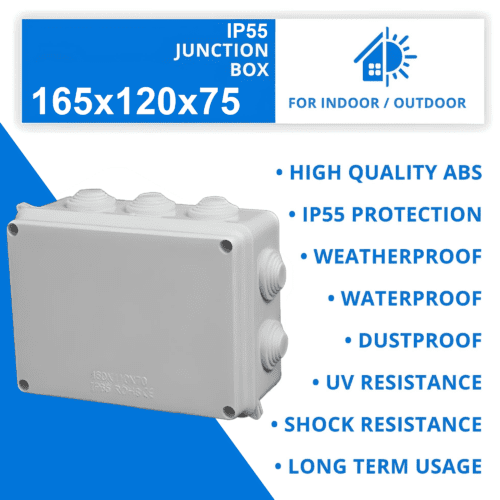 Unbranded - IP55 Junction Box (Grey)