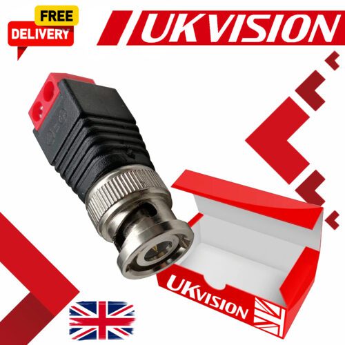 Wire to Male BNC Plug Red Pro