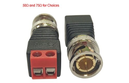 Wire to Male BNC Plug Red Pro