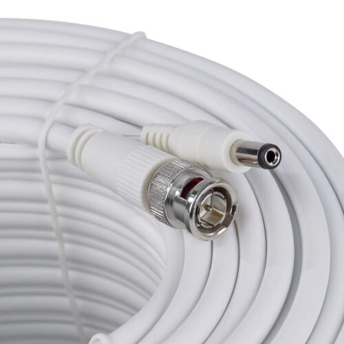 Unbranded - 20M RG59 Coaxial Camera Cable with Power Cores